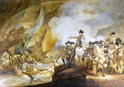 Le siège et le secours de Gibraltar, 14 septembre 1782, c.1783 - John Singleton Copley